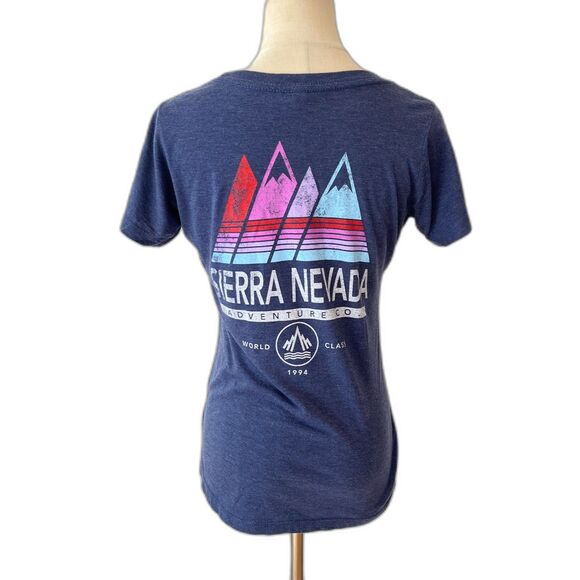 Sierra Nevada Adventure Co. SNAC Blue T-Shirt Outdoors Camping Hiking Small - Picture 1 of 6